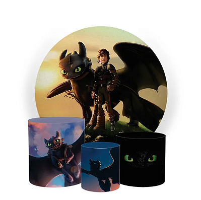 Kit Veste Facil -  Como treinar seu dragão o filme 4
