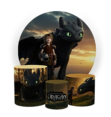 Kit Veste Facil -  Como treinar seu dragão o filme 5