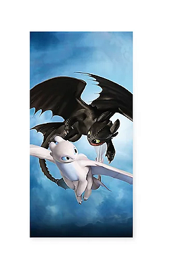 Painel Retangular Decorativo - Como treinar seu dragão o filme 5