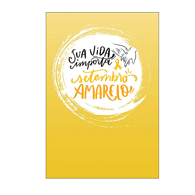 Painel Retangular Decorativo - Setembro amarelo