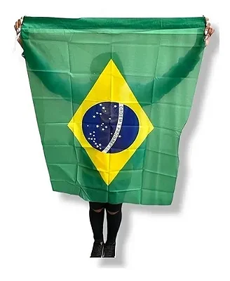 Bandeira Brasil 100x80 Cm - sem mastro