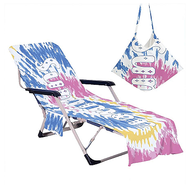 Capa de cadeira lounge chair - capa vira bolsa / Summer candy