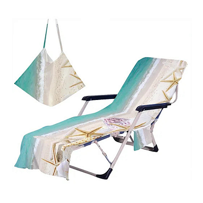 Capa de cadeira lounge chair - capa vira bolsa/ praia