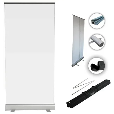 BANNER ROLL UP 80 x 200 cm (com a Lona impressa ou tecido)