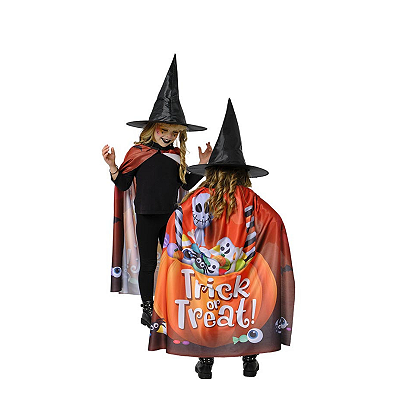 Capa De Halloween Kids Unissex