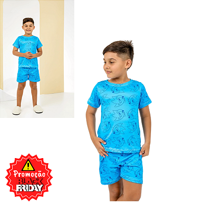 PIJAMA BABY DOLL SONIC - BLACK FRIDAY