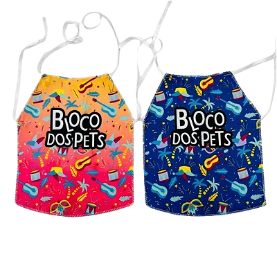 Abadá Pet Carnaval Bloco dos Pets - azul