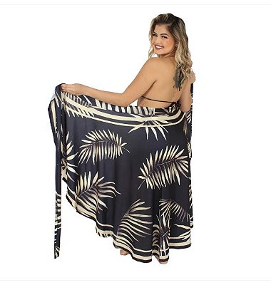 Saia Pareô de Amarrar Personalizada TAITI - tam único