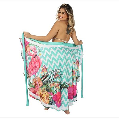 Saia Pareô de Amarrar Personalizada HAWAII - tam único