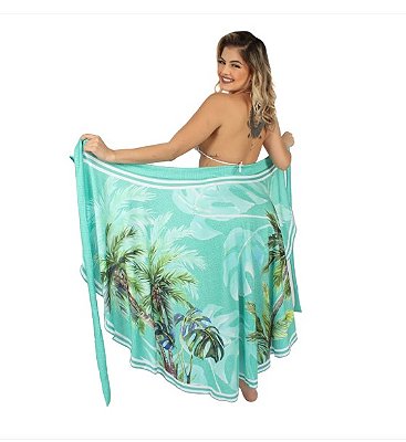 Saia Pareô de Amarrar Personalizada BELIZE - tam único