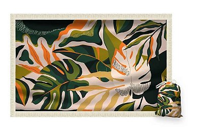 Canga Saida de Praia Retangular Seu nome Aqui - CUMBUCO