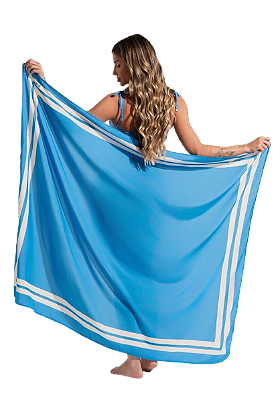 Canga Retangular - litras azul