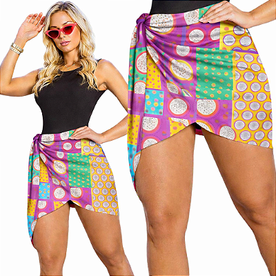 Saia pareô Canga - Pitaias