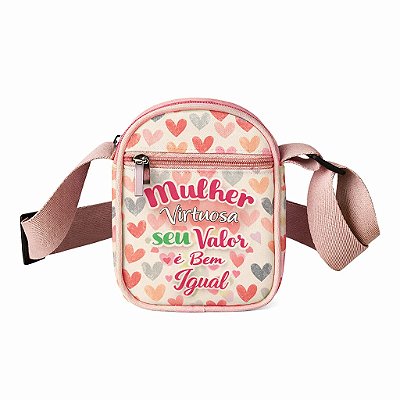 Bolsa Shoulder bag Transversal - Dia da Mulher / Mulher Virtuosa