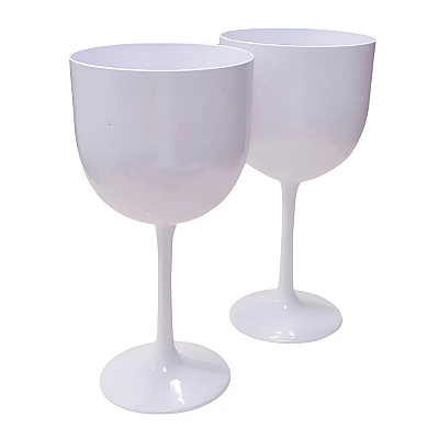 Taça Gin Branca Leitosa - branco