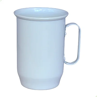 Caneca de Alumínio Branca 600 ml
