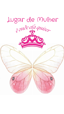 Adesivo de Parede Asas dia da mulher - para Cenário de Foto