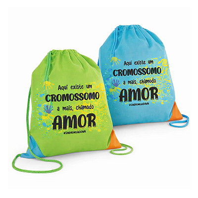 Mochila Sacochila personalizada - Sindrome de down