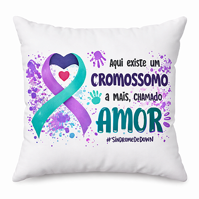 Almofada Cheia - Sindrome de Down com simbolo 02