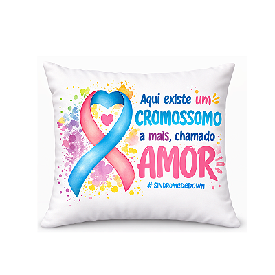 Almofada Cheia - Sindrome de Down com simbolo 03