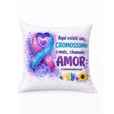 Almofada Cheia - Sindrome de Down com simbolo 04