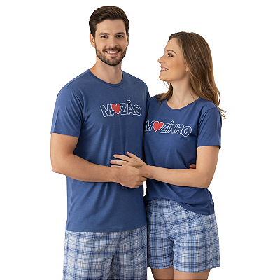 Pijama Adulto Unissex Casal Ou Individual Dia Dos Namorados