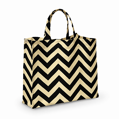 Bolsa Nave Bag chevron escuro - outono