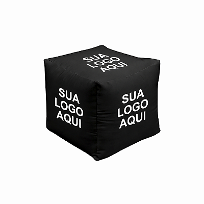 Almofada Cubo sua logo ou arte aqui