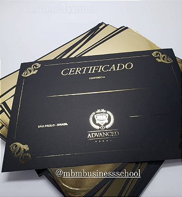 Certificado Personalizado - A4
