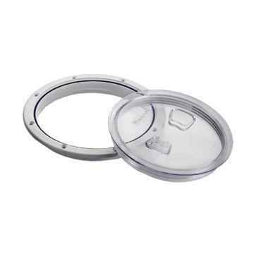 Tampa de Inspeção Redonda 6" com Visor Transparente e Vedação