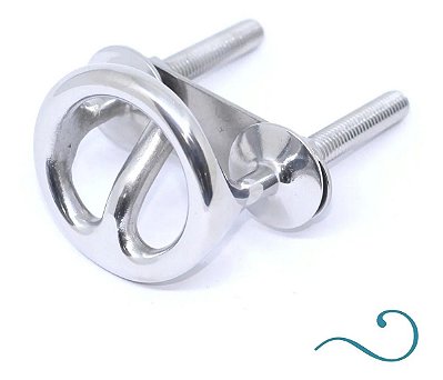 Amarrador Gancho de Reboque para Esqui Attwood em Aço Inox 3/8"