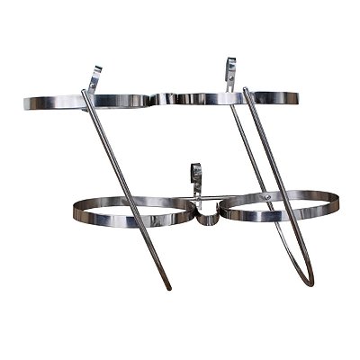 Suporte Porta Defensas Duplo Overboat em Aço Inox 304 para G5/F2/F3