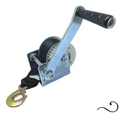 Guincho Manual para Carreta Náutica 800 Lbs com Cinta Jet Ski 85000
