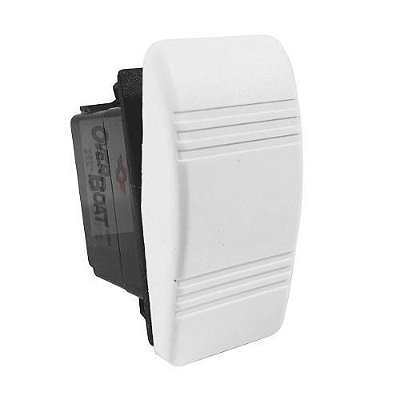 Interruptor de Painel On/Off Seachoice Branco 12V 20A