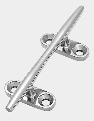 Cunho de Amarração Reforçado em Aço Inox 304 (8" / 20cm) Acabamento Polido