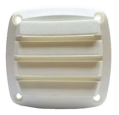 Grade de Ventilação para Saída de Ar em Nylon Branco - para Blower 3"