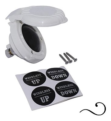 Par de Botões de Pé (Foot Switch) para Guincho de Âncora Sobe e Desce