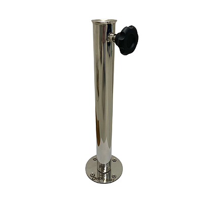 Suporte Fixo Overboat em Aço Inox 304 para Guarda-Sol Náutico