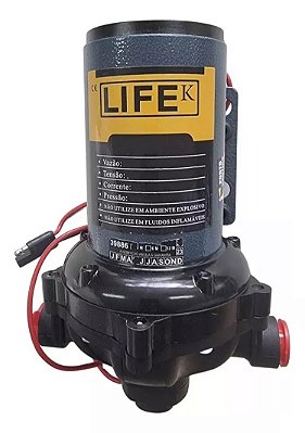 Bomba de Água Doce de Alta Vazão LifeK 3.0 GPM 60 PSI 12V