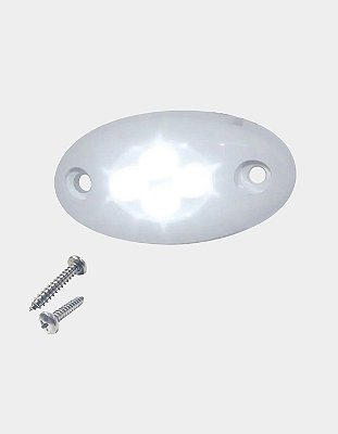Luz de Cortesia Náutica LED Branca LC-01 BC/BC