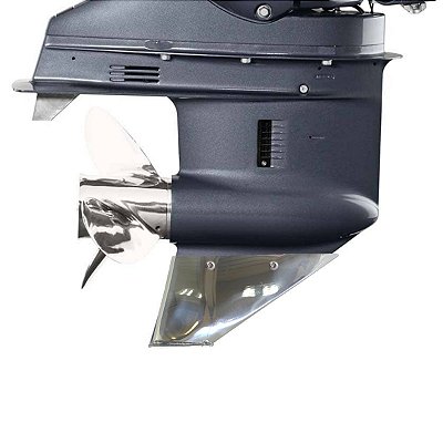 Protetor de Rabeta Inox para Motores Yamaha 75 a 130HP - P9011