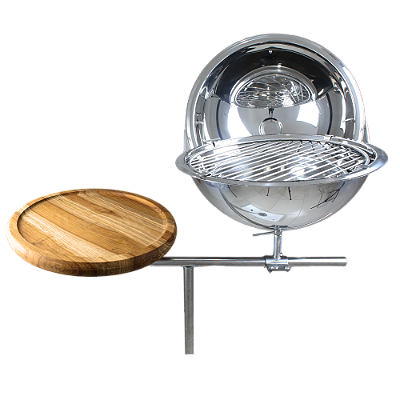 Kit Churrasqueira Náutica para Veleiro Overboat GHT-320 com Tábua e Suporte