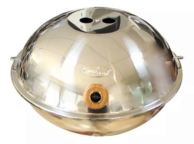 Churrasqueira Náutica em Aço Inox 304 Extra Grande Overboat 43cm (Somente a Churrasqueira)