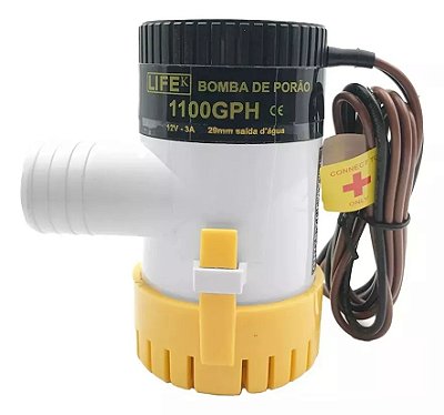 Bomba de Porão Life K 1100 GPH 12V