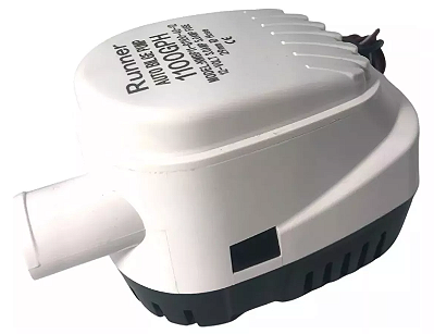 Bomba de Porão Automática RUNNER 1100 GPH 12V com Sensor Eletrônico