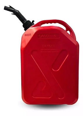 Galão Tanque de Combustível Portátil LifeK 20 Litros com Bico Automático