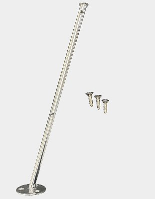 Mastro de Popa Overboat em Aço Inox 304 para Bandeira 33cm