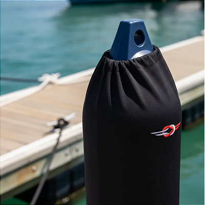 Capa para Defensa Náutica F4 Overboat Preta.