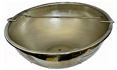 Cuba Inferior de Reposição para Churrasqueira Náutica 350 em Aço Inox 304 Overboat 38cm