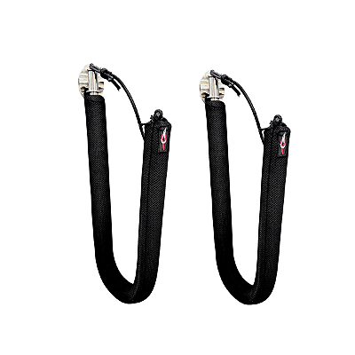 Par de Suportes Articulados Overboat em Inox 304 P/ Stand Up Paddle Guarda-Mancebo 1" 25mm Prancha.